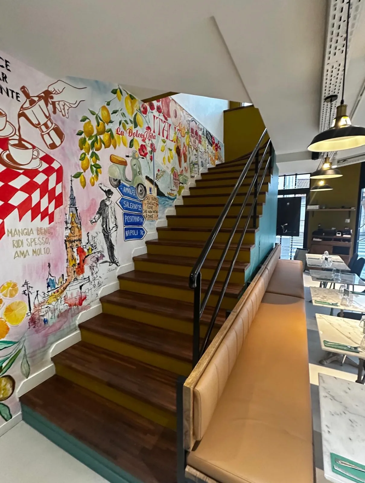 La salle de Toulouse et sa fresque à l’italienne, POMOZZA